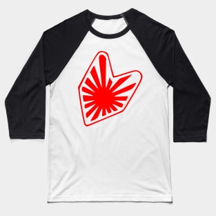 Rising sun Tag Baseball T-Shirt